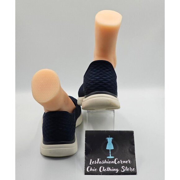 Skechers Women's Navy Blue Performance On-The-Go Flex Slip-On Shoes Sz 11 2516 - Picture 6 of 15